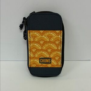 Chums Charcoal and Mustard Surfer Wallet/ID Case